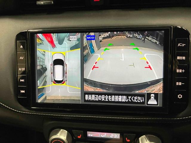 キックス Ｘ　ＥＴＣ　全周囲カメラ　ナビ　ＴＶ　クリアランスソナー　衝突被害軽減システム　オートライト　ＬＥＤヘッドランプ　ヘッドライトウォッシャー　スマートキー　電動格納ミラー　シートヒーター　ＣＶＴ（6枚目）