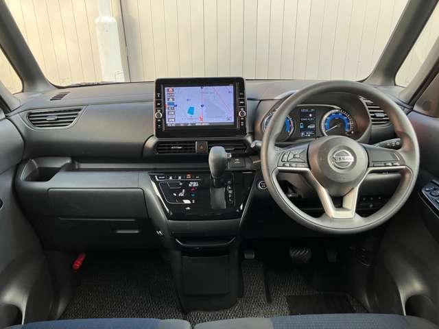 ルークス ６６０　ハイウェイスターＸ　アイスト　衝突被害軽減ブレ－キ　マルチビューカメラ　車線逸脱警報装置　ＥＴＣ　ＬＥＤ　スマートキー　パワーウィンドウ　ワンオーナー　カーテンエアバック　ドライブレコーダー　ナビＴＶ　バックカメラ（3枚目）