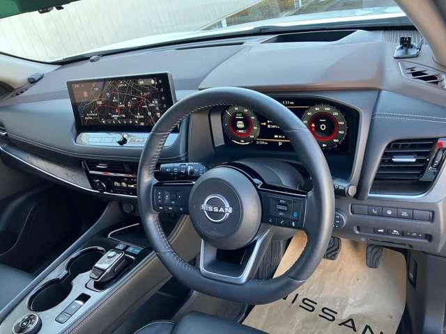 エクストレイル 1.5 G e-4ORCE 4WD パークアシスト 寒冷地仕様 LEDヘッドランプ ナビTV スマートキー レーダークルーズ LKA キーフリー ETC 4WD アルミホイール メモリーナビ ドライブレコーダー バックカメラ PS PW(7枚目)