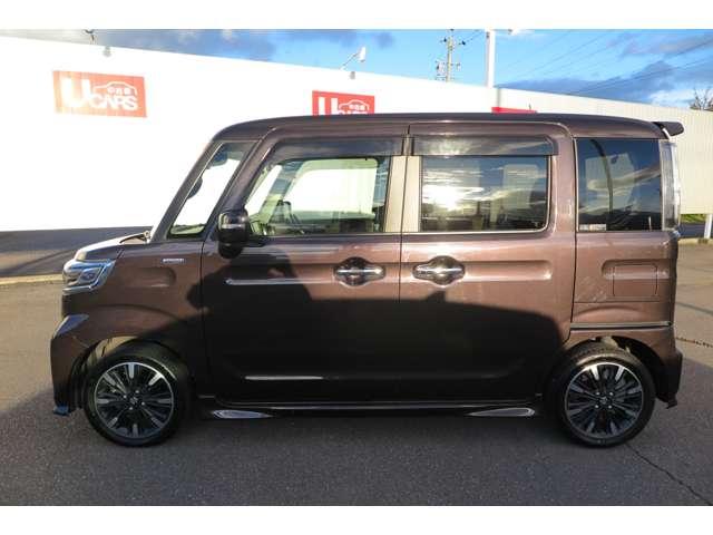 スペーシアカスタム ６６０　カスタム　ハイブリッド　ＸＳ　両側パワ－スライドドア　Ｂカメ　車線逸脱　スマキー　禁煙　キーレスエントリー　アイドルストップ　ナビＴＶ　オートエアコン　ＥＴＣ　サイドエアバッグ　アルミホイール　盗難防止システム　運転席エアバッグ（3枚目）