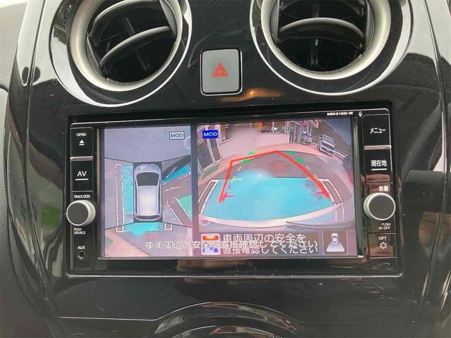 ノート ｅ－パワー　Ｘ　ＦＯＵＲ　４ＷＤ　全周囲カメラ　ナビ　ＴＶ　クリアランスソナー　レーンアシスト　衝突被害軽減システム　アルミホイール　オートライト　スマートキー　盗難防止システム　衝突安全ボディ　ＡＢＳ　バックビューモニター（5枚目）