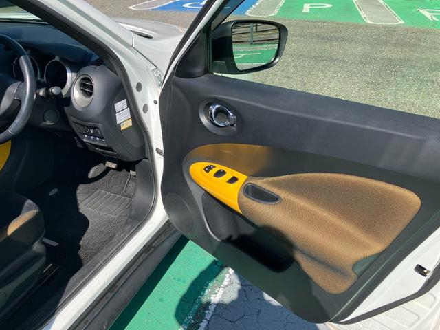 ジューク １５ＲＸ　Ｖセレクション　パーソナライゼーション　パールホワイトイエローアクセント（24枚目）