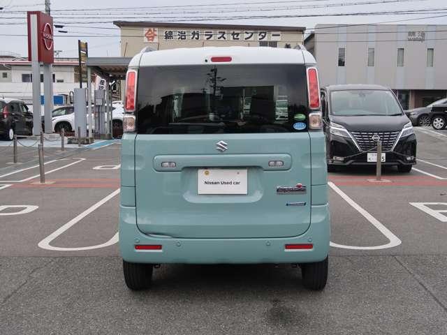 スペーシア ハイブリッドＸ　４ＷＤ　両側スライドドア　ナビ　クリアランスソナー　レーンアシスト　衝突被害軽減システム　スマートキー　電動格納ミラー　シートヒーター　ベンチシート　ＣＶＴ　盗難防止システム　ＡＢＳ　ＥＳＣ（6枚目）