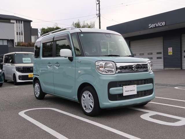 スペーシア ハイブリッドＸ　４ＷＤ　両側スライドドア　ナビ　クリアランスソナー　レーンアシスト　衝突被害軽減システム　スマートキー　電動格納ミラー　シートヒーター　ベンチシート　ＣＶＴ　盗難防止システム　ＡＢＳ　ＥＳＣ（9枚目）