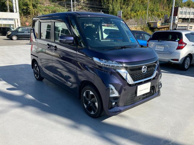 ルークス ハイウェイスター　Ｘ　　ワンオ－ナ－　４ＷＤ　快適パック　純正７インチナビ　ＴＶ　ドライブレコーダー　ＥＴＣ　全周囲カメラ　両側スライド・片側電動　　クリアランスソナー　シ－トヒ－タ－　オートライト　ＬＥＤヘッドランプ（3枚目）