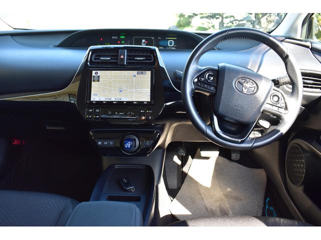 プリウス S ユーザー仕入 禁煙 トヨタ純正ナビ9インチ・Bカメラ トヨタセイフテイ ドラレコ(11枚目)