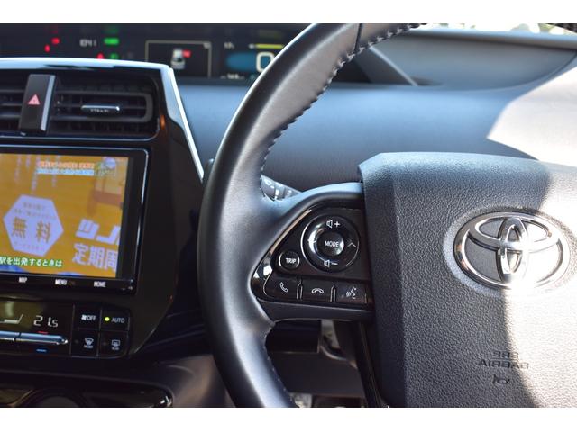 プリウス S ユーザー仕入 禁煙 トヨタ純正ナビ9インチ・Bカメラ トヨタセイフテイ ドラレコ(12枚目)