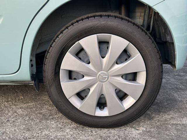 純正１４インチスチールホイール＋フルホイールキャップ【左後】目立った外傷などもなく、綺麗な状態です