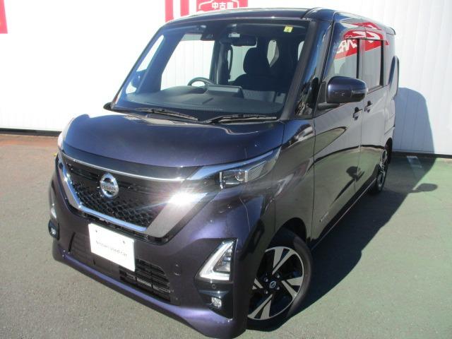 日産 ルークス ハイウェイスターＧターボ　プロパイロットエディション　両側オートスライドドア　レーダークルーズ　ＬＥＤヘッドランプ　バックカメラ　１オーナー　ＥＴＣ　ドラレコ　エアコン　記録簿　パワステ　ＰＷ　アルミホイール　キーフリー　盗難防止システム　ＴＶナビ