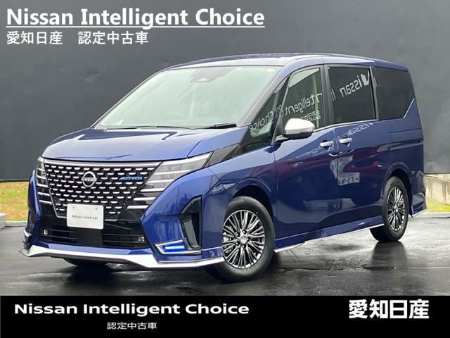 日産 セレナ オーテック　◆【社用車ＵＰ】◆防水シート◆純正ナビ◆プロパイロット◆ハンズフリーオートスライドドア◆全周囲カメラ◆後席モニター◆ＬＥＤヘッド＆フォグランプ◆シート＆ステアリングヒーター◆ドライブレコーダー◆ＥＴＣ