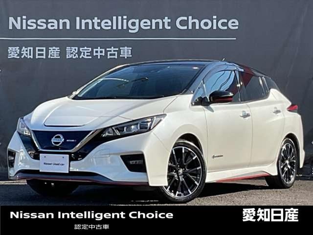 日産 リーフ ＮＩＳＭＯ　プロパイロット　メーカーナビ　ＬＥＤライト　踏み間違い衝突防止　ＬＥＤライト　１オナ　ＥＴＣ車載器　ＬＤＰ　ドラレコ　バックモニター　アダプティブクルーズコントロール　スマートキー　アルミホイール　カーテンエアバッグ　メモリーナビ　ＡＢＳ