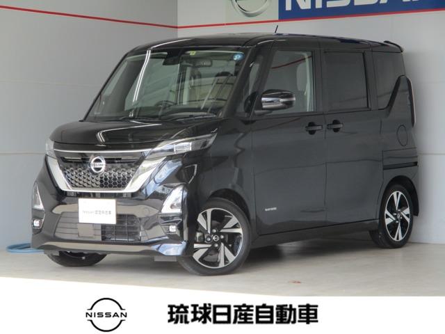 沖縄の中古車 日産 ルークス 支払総額 184.4万円 リ済込 2022(令和4)年 2.0万km ブラックパール