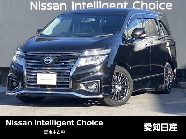 日産 エルグランド ２５０ハイウェイスタープレミアムアーバンクロム　☆【安心のワンオーナー】☆ＨＤＤナビ☆全周囲カメラ☆後席モニター☆駐車ガイド☆ＥＴＣ☆両側オートスライドドア☆ＬＥＤヘッド＆フォグランプ☆デイライト☆前席シートヒーター☆バイザー☆プライバシーガラス