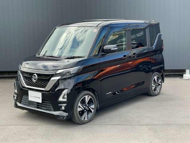 日産 ルークス ６６０　ハイウェイスターＧターボ　プロパイロットエディション　車線逸脱　プロパイロット　インテリキー　ＬＥＤライト　ワンオーナー車　ＥＴＣ　ドラレコ　アラウンドビュー　メモリナビ　アルミホイール　オートエアコン　記録簿　盗難防止システム　フルセグＴＶ