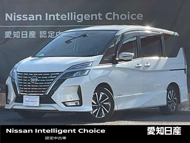 日産 セレナ ２．０　ハイウェイスター　Ｖ　大画面ナビ　バックモニター　前後ドラレコ　クルーズコントロール　ＬＥＤヘッドランプ　ＥＴＣ　Ｄレコ　アイドリングストップ　アルミ　ワンセグＴＶ　オートエアコン　１オーナー　ＡＢＳ　サイドエアバッグ　ナビＴＶ　パワーステアリング　エアバッグ