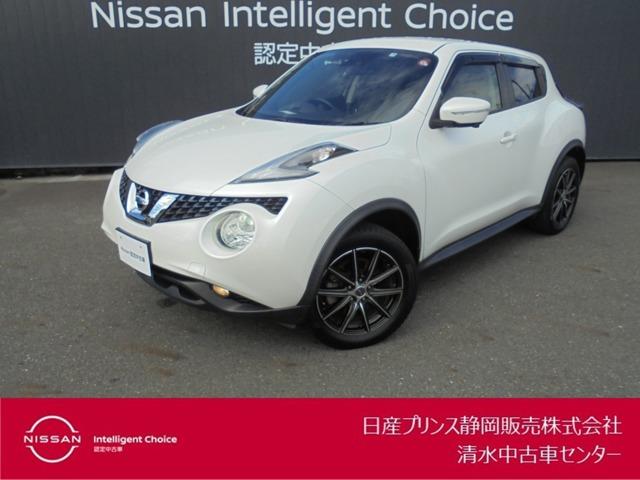 日産 ジューク １．６　１６ＧＴ　ＦＯＵＲ　４ＷＤ　４ＷＤ　レーンキープアシスト　４ＷＤ　キーレスエントリー　ナビＴＶ　アルミホイール　パワーウインドウ　パワーステアリング　ＡＢＳ　Ｗエアバック　エアバッグ　寒冷地仕様　メモリーナビ　セキュリティアラーム