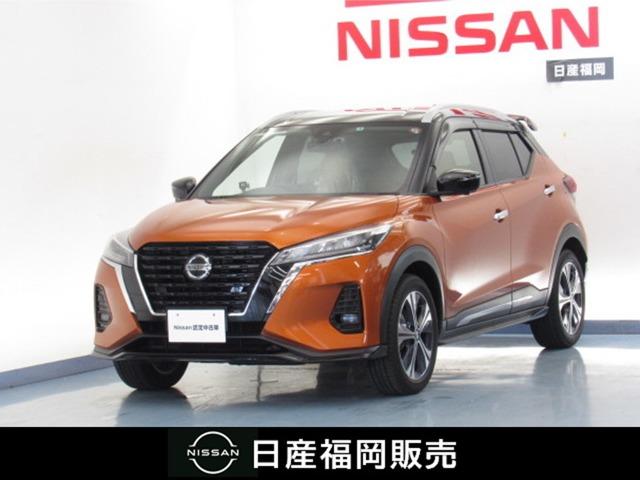 日産 キックス １．２　Ｘ　ツートーン　インテリアエディション　アラウンドビューモニタ－　アダプティブクルーズ　１オナ　レーンキープ　ＬＥＤライト　サイドエアバック　ＥＴＣ　Ｄレコ　盗難防止システム　サイドカメラ　記録簿　禁煙車　寒冷地仕様　アイドリングストップ