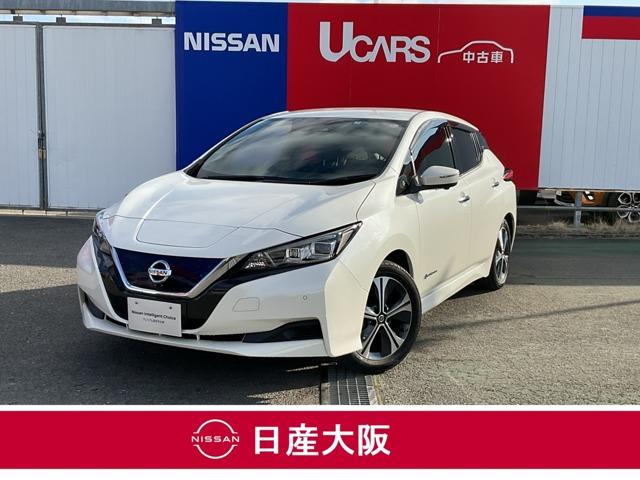 リーフ(日産) ｅ＋　Ｇ　革シート　寒冷地　全周囲カメラ　１オーナー車　Ｂカメラ 中古車画像