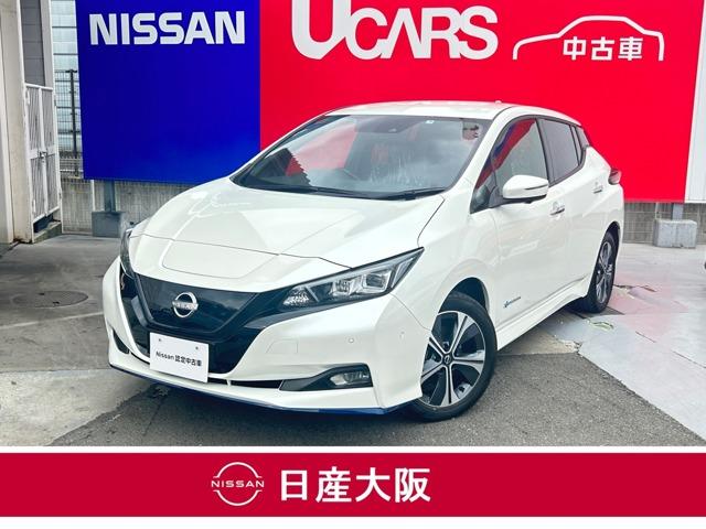 日産 リーフ ｅ＋　Ｇ　プロパイロット　アラウンドモニタ　９インチナビＴＶ　前後踏間違防止　ＢＯＳＥサウンドシステム　黒革シート　全席シートヒータ　スマートルームミラー　『新車保証継承』＆『日産中古車ワイド保証１２ケ月』