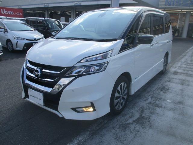 日産 セレナ ２．０　ハイウェイスター　９インチ画面ナビ後席モニター