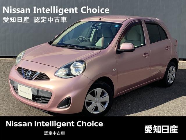 日産 マーチ Ｘ　Ｖセレクション　◆お値打ちプライス車◆走行【２６，０６５Ｋｍ】◆純正ナビ◆アイドリングストップ◆【横滑り防止装置】◆ＥＴＣ◆インテリジェントキー◆【プライバシーガラス】◆フロアマット◆バイザー◆安心の【ワンオーナー】