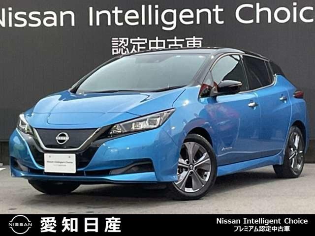 日産 リーフ アーバンクロム　寒冷地仕様・ナビ・ＬＥＤライト・ＥＴＣ　衝突軽減ブレーキ　アラウンドビューモニター　ＬＥＤヘッドライト　ＥＴＣ　車線逸脱防止　１オナ車　メモリーナビ