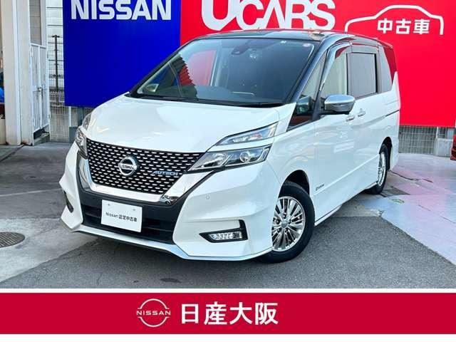 日産 セレナ ｅ－パワー　オーテック　セーフティパッケージ　ステア＆前席ヒータ　後席用モニタ　９インチナビ　アラウンドモニタ　プロパイロット　ＬＥＤ　前後踏間違防止　左右ハンズフリーオート　スマートルームミラー　専用１５アルミ　『日産中古車ワイド保証１２ケ月』