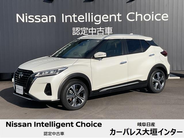 日産 キックス Ｘ　ＦＯＵＲ　ツートーンインテリアエディション　１．２　Ｘ　ＦＯＵＲ　スタイルエディション（ｅ－ＰＯＷＥＲ）　４ＷＤ　純正メモリーナビ　ＳＯＳコール　プロパイ