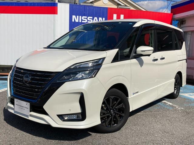 日産 セレナ ｅ－パワー　ハイウェイスターＶ　アーバンクロム　１．２　ｅ－ＰＯＷＥＲ　ハイウェイスター　Ｖ　アーバンクロム　プロパイロット・ドライブレコーダー　全周囲カメラ・フルセグＴＶ・メモリーナビ（アルパイン）・後席モニター両側　埼玉日産８０周年記念車