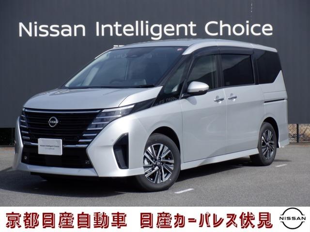 日産 セレナ ２．０　ハイウェイスターＶ　サイドエアバッグ　ＡＢＳ　バックモニター　インテリジェントクルーズコントロール　ＬＥＤ　レーンキープ　ドラレコ　セキュリティ　キーフリー　インテリキ－　アイドリングＳＴＯＰ　アルミホイール　禁煙