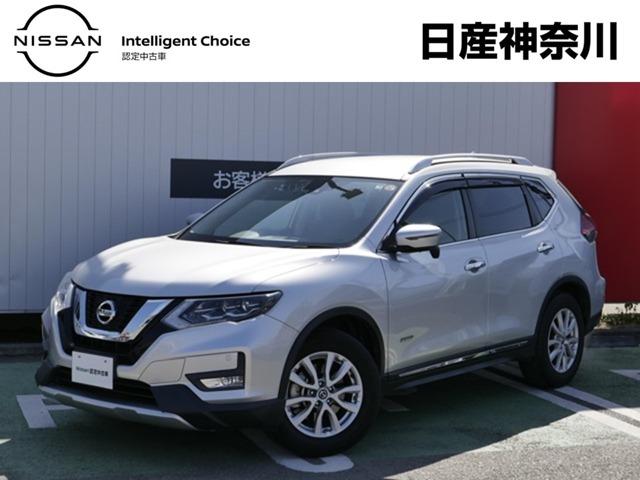 日産 エクストレイル ２０Ｘ　ハイブリッド　２．０　２０Ｘ　ハイブリッド　４ＷＤ　衝突軽減ブレーキ・踏み間違い防止アシスト・ルーフレール・ドラレコ前・ハイビームアシスト・車線逸脱警報・横滑り防止付です。