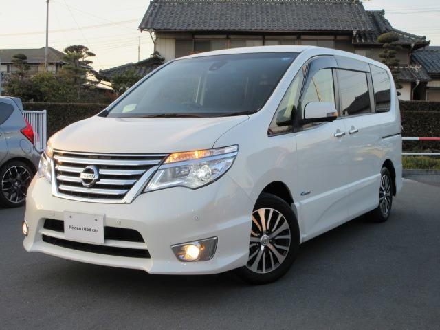 日産 セレナ ハイウェイスター　Ｖセレ＋セーフティ　ＳＨＶ　Ａセフ　２．０　ハイウェイスター　Ｖセレクション＋Ｓａｆｅｔｙ　Ｓ－ＨＹＢＲＩＤ　アドバンスドセーフティ　ＰＫＧ　日産ワイド保証付