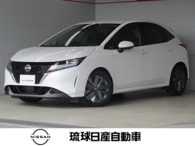 沖縄の中古車 日産 ノート 支払総額 205.7万円 リ済込 2022(令和4)年 2.3万km パールホワイト