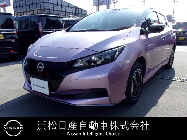 リーフ（日産）ｅ＋　Ｘ　純正ナビ　ドラレコ前後　衝突軽減　ＬＥＤヘッドライト　ＥＴＣ　バックカメラ　ドラレコ　盗難防止システム　キーフリー　車線逸脱警報　ナビＴＶ　アルミホイール　メモリーナビ　ワンセグＴＶ　サイドエアバッグ　オートエアコン 中古車画像