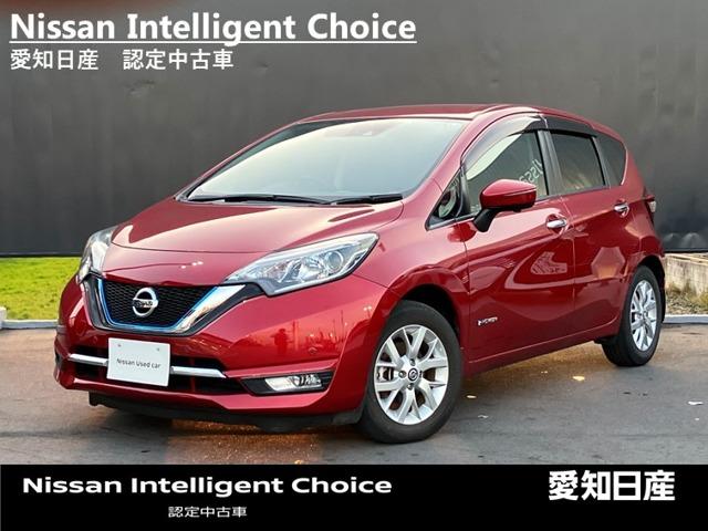 日産 ノート クルーズコントロール　純正ナビ　全周囲カメラ　ＬＥＤ　衝突回避支援　ＬＤＷ　ＬＥＤヘッドランプ　スマートキー　助手席エアバッグ　クルコン　Ｂカメラ　オートエアコン　１オーナー　ＥＴＣ　記録簿　ナビＴＶ　ＡＷ　ＡＢＳ　メモリーナビ　パワーウィンドウ