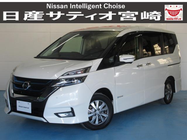 セレナ(日産) ｅ−パワー　ハイウェイスターＶ　ナビ／後席モニター／衝突軽減ブレーキ　全周カメラ　ＥＣＯモード　衝突被害軽減ブレ−キ　Ｐアシスト 中古車画像