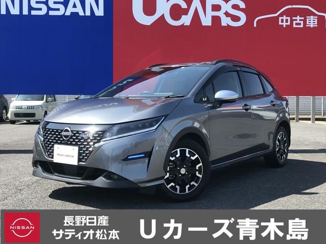 日産 ノート １．２　ＡＵＴＥＣＨ　クロスオーバー　ＦＯＵＲ　４ＷＤ　純正ナビ・ＴＶ　アラウンドビュ－モニタ－　ドラレコ　スマートキー　ＬＥＤ　ＬＤＷ　ＥＴＣ車載器　メモリーナビ　アルミホイール　４ＷＤ　アラウンドビュー　衝突軽減