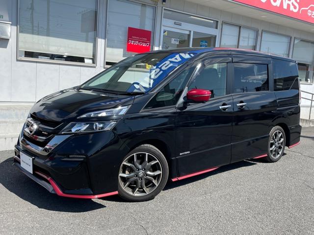 日産 セレナ ニスモ　プロパイロット　純正大画面ナビ　アラウンドモニター　ナビ連動ドラレコ＆ＥＴＣ２．０　両側オートスライドドア　スマートミラー　パーキングアシスト　ＬＥＤライト　アイドリングストップ　ハイビームアシスト