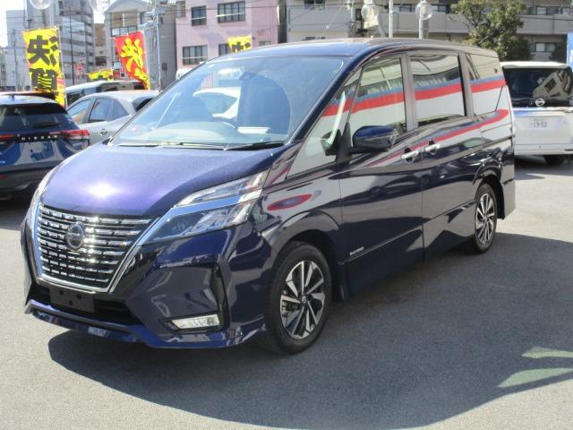 セレナ(日産) ハイウェイスターＶ　★後席１１インチモニター★両側オートスライドドア★インテリキー★ＬＥＤ★ＥＴＣ★ 中古車画像