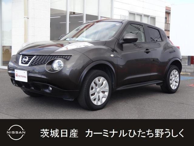 日産 ジューク １５ＲＳ　タイプＶ　純正７インチナビ（ＭＭ１１３Ｄ−Ｗ）　スマートキー２個