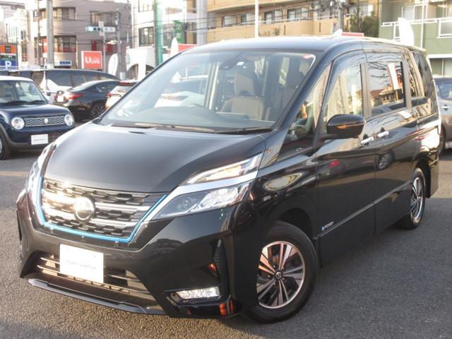 日産 セレナ ｅ－パワー　ＸＶ　エアロ　当社下取ワンオーナ◆禁煙車◆エマージェンシブレーキ◆横滑り防止装置◆純正９ｉｎナビ（ＭＭ５２１ＤＬ）◆アラウンドビューＭ◆ナビ連動前後ドラレコ◆後席モニター◆ＥＴＣ２．０◆ＬＥＤライト◆