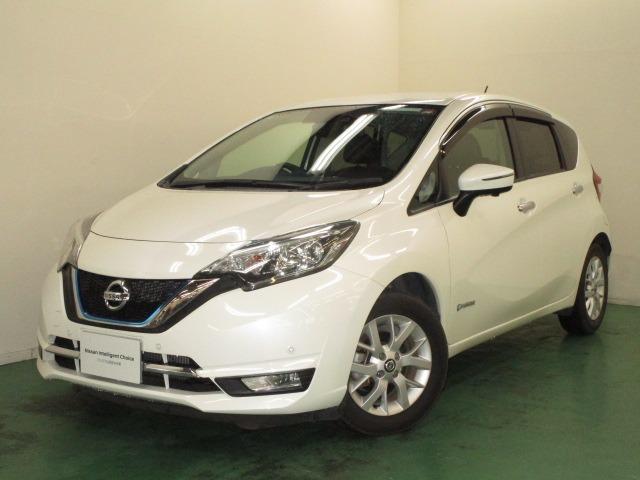 日産 ノート １．２　ｅ－ＰＯＷＥＲ　メダリスト　全周囲カメラ・衝突軽減ブレーキ搭載　パノラマモニター　スマキー　盗難防止装置　レーンアシスト　ＬＥＤライト　ナビＴＶ　オートクルーズコントロール　ＥＴＣ　ドラレコ　アルミホイール　エアコン　アイドリングストップ　キーフリー　メモリーナビ