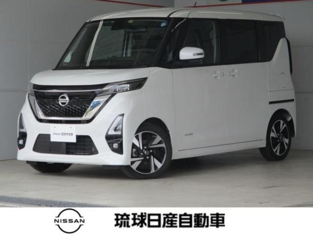 沖縄県の中古車ならルークス ハイウェイスター　Ｇターボプロパイロットエディション　Ｇターボ・プロパイロット・アラウンドビューモニター・純正９インチディスプレイオーディオ・両側パワースライドドア・電子サイドブレーキ・ステアリングスイッチ・スマートキー・プッシュスタート