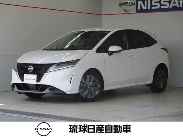 沖縄の中古車 日産 ノート 支払総額 225.3万円 リ済込 2023(令和5)年 1.6万km パールホワイト