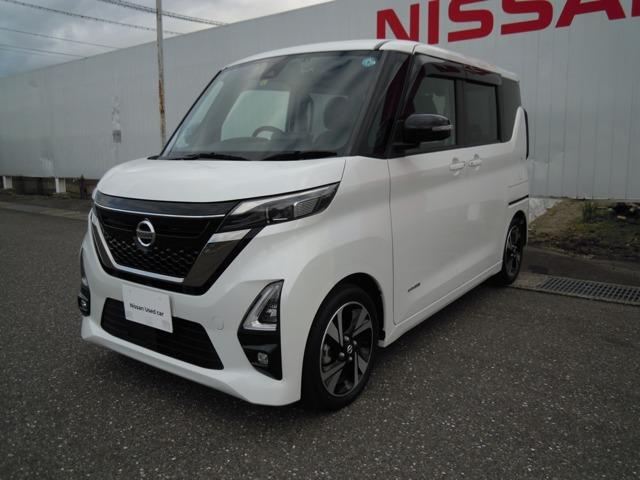 日産 ルークス ６６０　ハイウェイスターＧターボ　アーバンクロム　プロパイロット　エディション　ナビトリツケパッケージ　ＬＥＤヘッドライト　車線逸脱警報　レーダークルーズ　インテリキー　ドライブレコーダー　ＥＴＣ　メモリーナビ　ＡＷ　カーテンエアバッグ　盗難防止システム　オートエアコン　両側電動ドア　踏み間違い防止装置