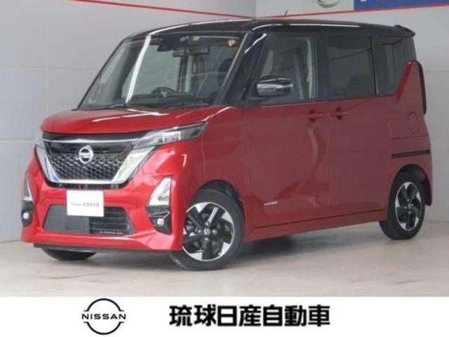 沖縄の中古車 日産 ルークス 支払総額 193.5万円 リ済込 2022(令和4)年 2.5万km レッドブラックツートン