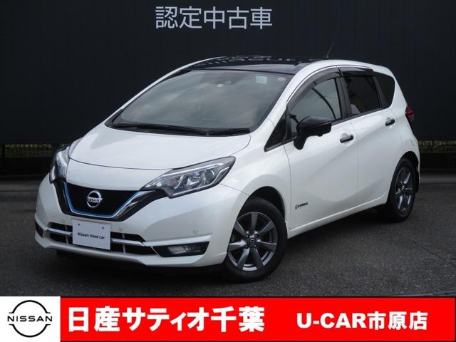 日産 ノート １．２　ｅ－ＰＯＷＥＲ　メダリスト　ブラックアロー　全方位カメラ／エマブレ／踏み間違い防止