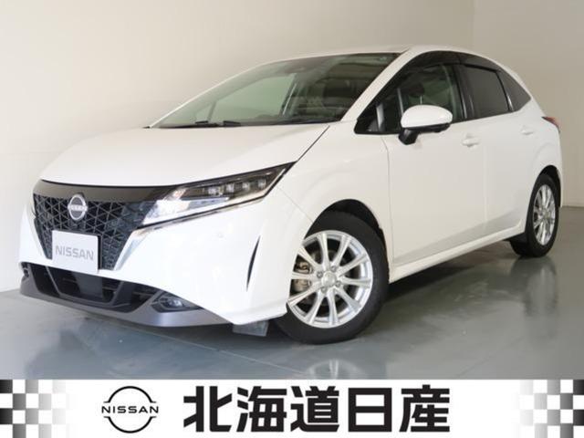 日産 ノート Ｘ　１．２　Ｘ　衝突軽減ブレ－キ　踏み間違え衝突防止アシスト　メモリーナビ　ＥＴＣ　バックカメラ　アルミホイール　フルセグ　全周囲カメラ　シートヒーター　アイドリングストップ