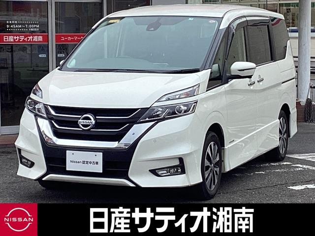 日産 セレナ ２．０　ハイウェイスター　ＶセレクションＩＩ　左右パワースライドドア　車線逸脱警報装置　ＥＴＣ車載器　サイドエアバッグ　オートクルーズ　アイドリングストップ　ＬＥＤヘッドライト　セキュリティ　駐車アシスト　スマートキー　バックモニター　ＴＶナビ