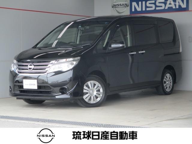 沖縄の中古車 日産 セレナ 支払総額 81.5万円 リ済込 2015(平成27)年 6.9万km ブラックパール